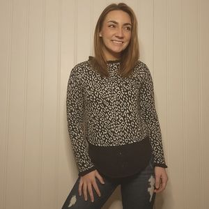 Cheetah Print Blouse